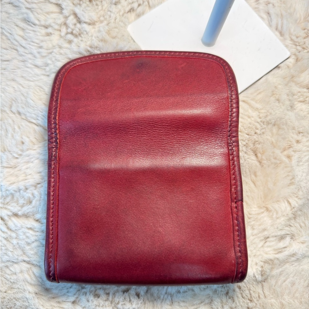 Coach Burgundy Multifunction Wallet - Picture 11 of 11